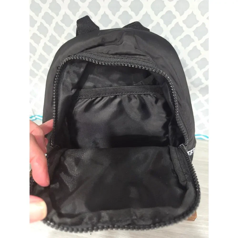 Reebok Mini Black Backpack Animal Print Small Travel Daypack